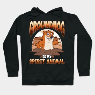 Groundhog Day Spirit Animal Hoodie